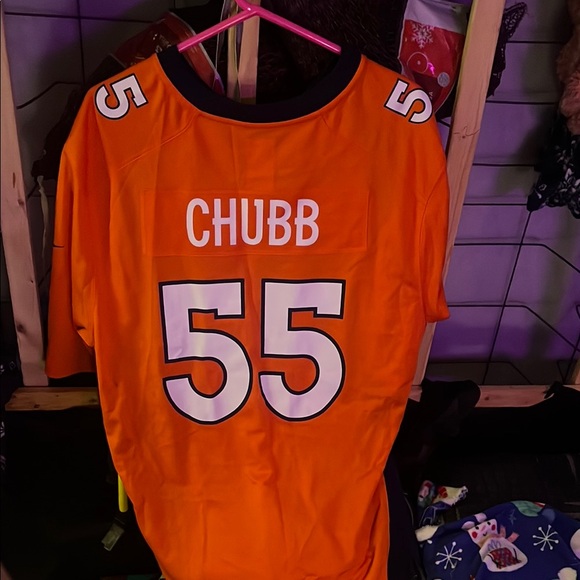 Nike Broncos Orange Jersey with Number 55 - Picture 2 of 3